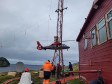 Instalación de equipos en Islas Diego Ramírez